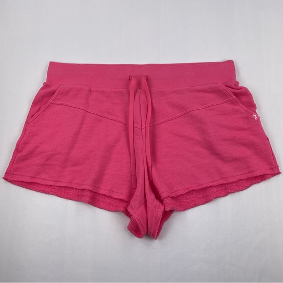 Joy Lab Shorts Women XXL Pink Lounge Sweat Shorts Drawstring Cotton Stretch NWOT - Picture 1 of 8